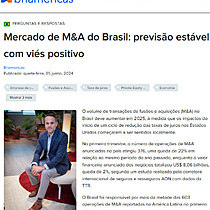 Mercado de M&A do Brasil: previso estvel com vis positivo